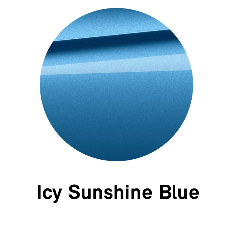 Tinta MINI: Icy Sunshine Blue.
