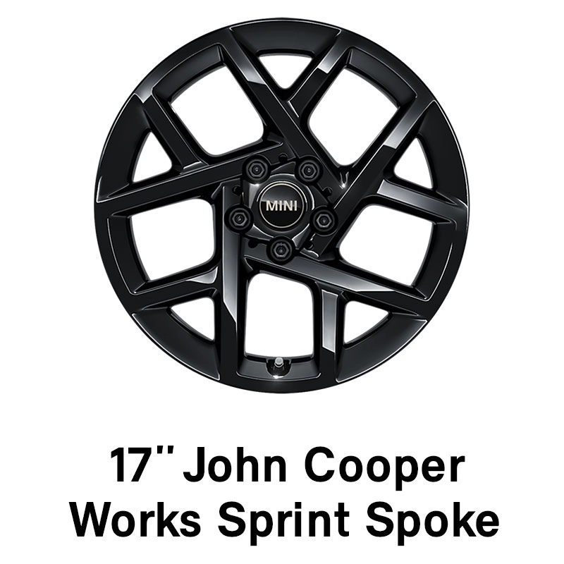 Aro MINI: Roda aro 17" JCW Sprint Spoke.