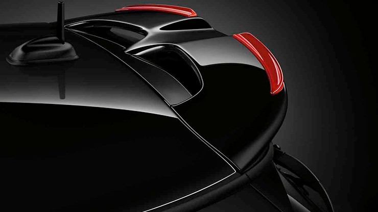 MINI JCW SPOILER TRASEIRO, PRETO. 