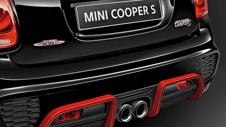 MINI JCW COMPONENTE AERODINÂMICO, TRASEIRO. 