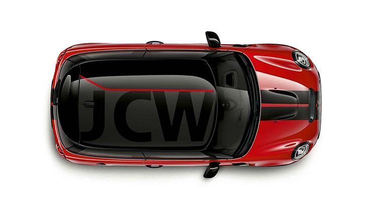 MINI JCW DESIGN PARA O TETO 