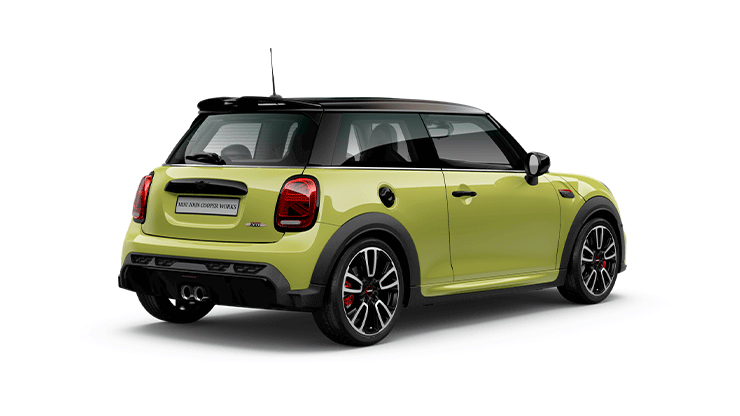  Side Scuttle do MINI John Cooper Works Zesty Yellow 25k Edition.