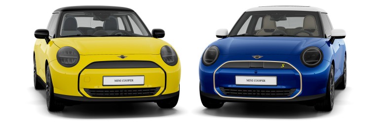 MINI totalmente elétrico - personalização – cores.