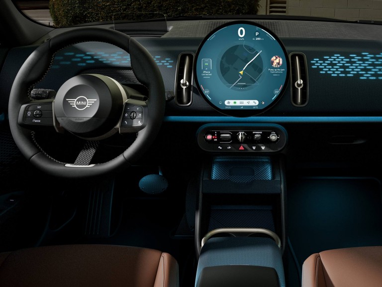 MINI Countryman elétrico - sustentabilidade - tecidos reciclados