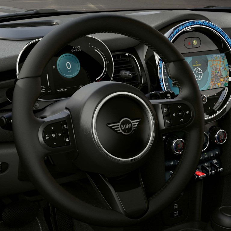 MINI Connected - volante esportivo de couro