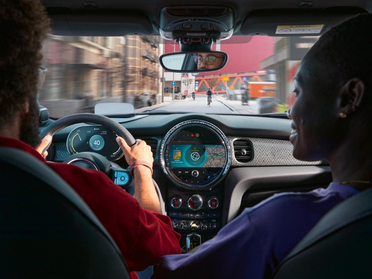 MINI Connected – display touchscreen – unidade principal