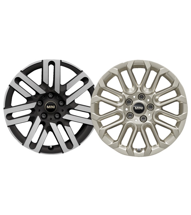 MINI Cooper 5 portas – destaques do exterior – rodas de liga leve.